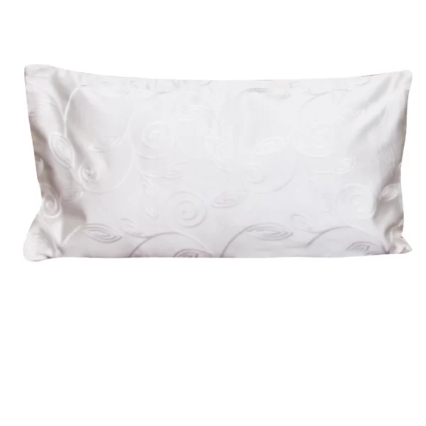 White Silk Embroidered